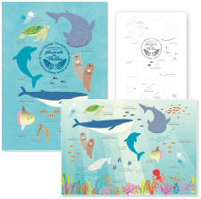 海の生き物シリーズ販促用ダウンロードPOP