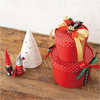 紙管ボックスを使った華やかでインパクトのあるプレゼントBOX