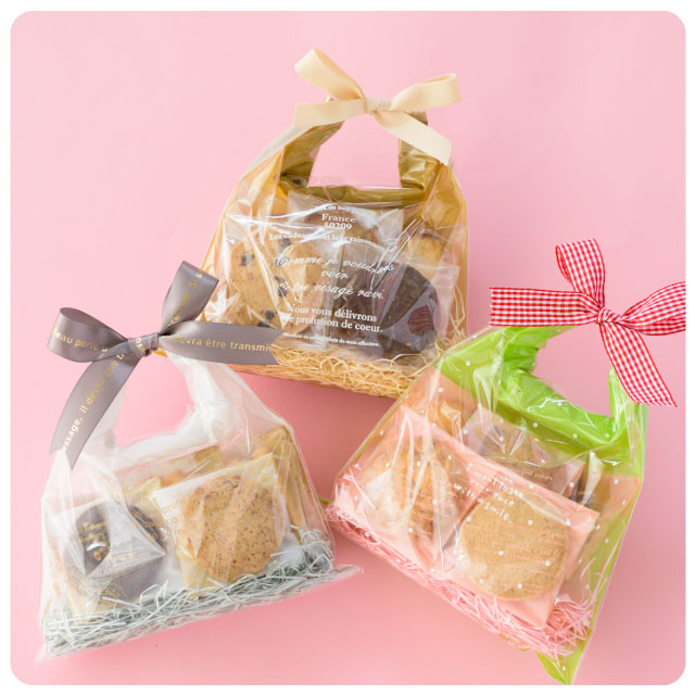 個性派はコレ!OPPを使った持ち手付きラッピング