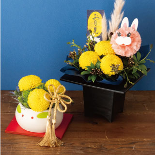 うさぎとマムで作るお月見フラワー特集