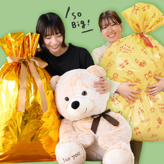 大きいものの特大ラッピング