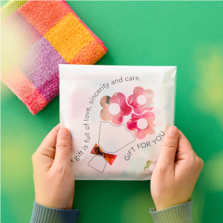 春のお配りギフトラッピング