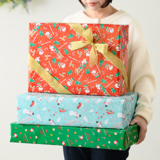 大きいものの特大ラッピング<クリスマス編>