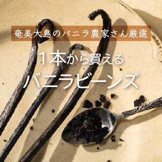 バニラビーンズを1本から販売【インドネシア産ブルボン種】
