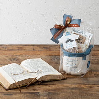 丸底バスケットを使った父の日ラッピング