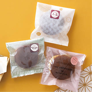 和菓子を新鮮に見せる包装・ラッピング資材