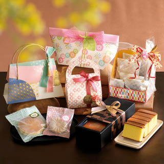 和菓子のラッピングアイデア