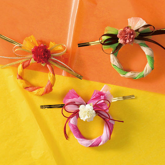 ラッピングAtoZ vol.9　薄葉紙でしめ縄ラッピングパーツを作ろう