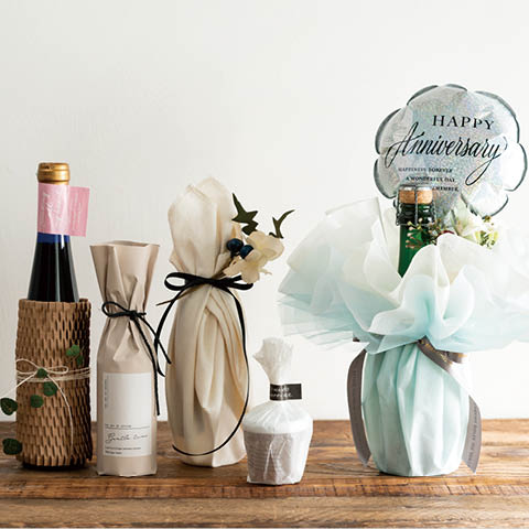 おしゃれな瓶ものラッピング｜ラッピングAtoZ vol.28