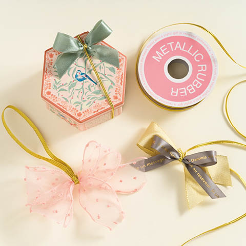 お手軽アイデア vol.9 着脱簡単!ゴムリボンの作り方