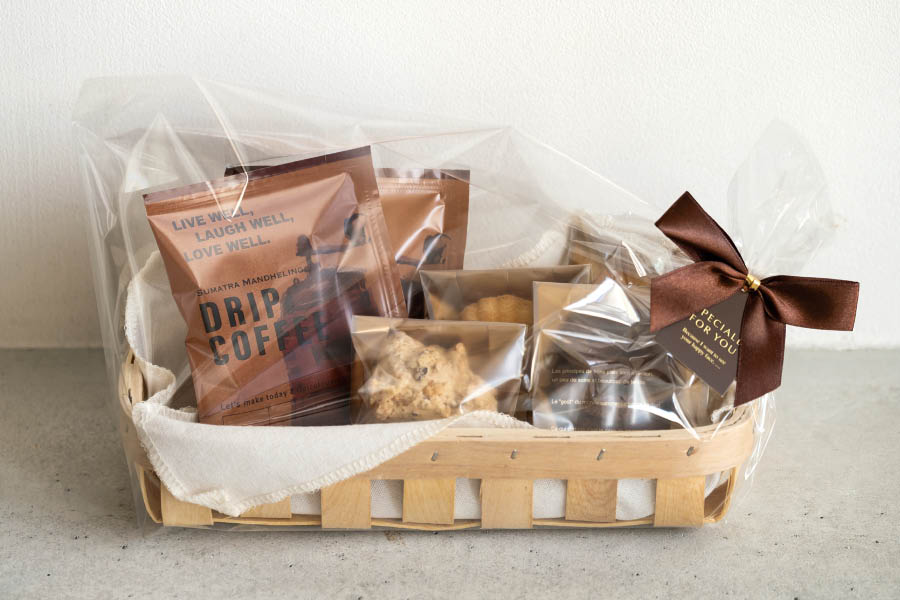 コーヒーラッピングナチュラルトレイ