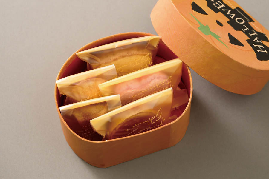 ハロウィンのギフトアイテム_かぼちゃの貼箱