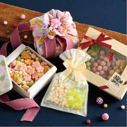 和菓子ラッピングアイデア