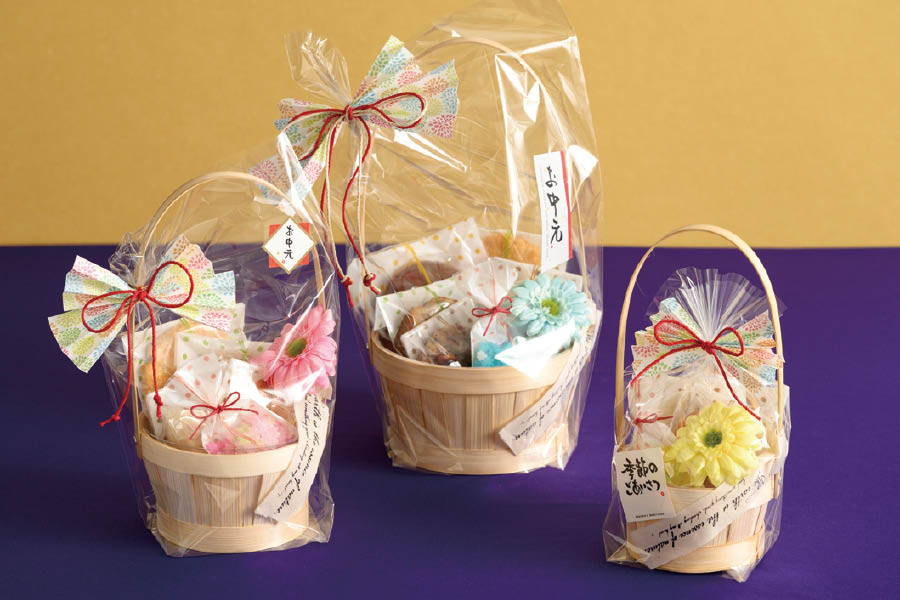 贈答向け和菓子ラッピングアイデア