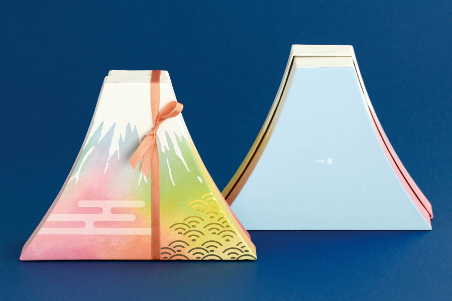 富士山型の貼箱