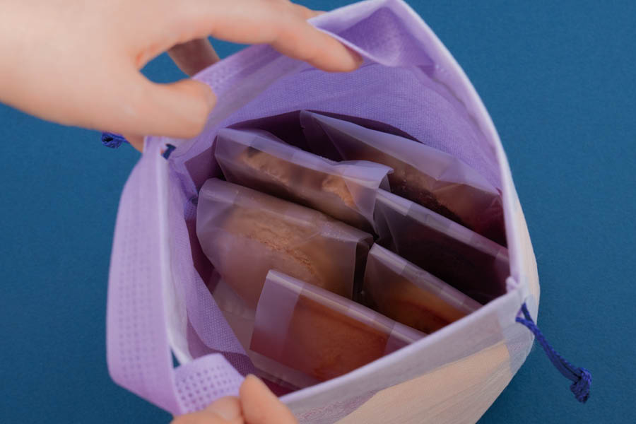 不織布巾着バッグ