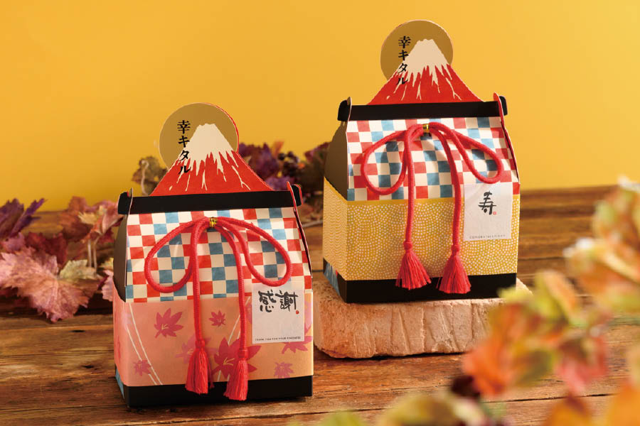 新商品を使った秋ギフト