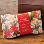 シュトーレンラッピングペーパーバッグ赤のクリスマス掛け紙