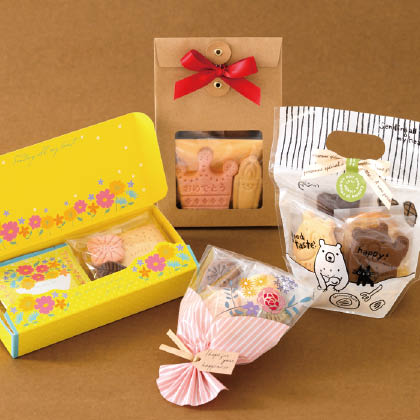 クッキーのギフトアイデア_おまけ的なスタンプクッキー