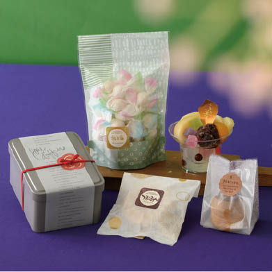 和菓子のラッピングアイデア_食品対応