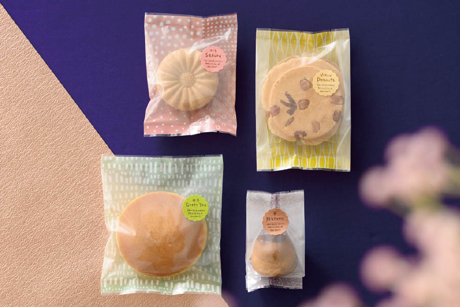 和菓子のラッピングアイデア_食品対応個包装WMO