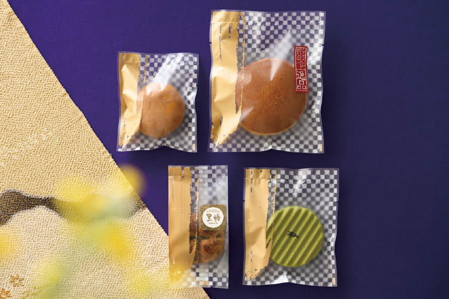 和菓子のラッピングアイデア_食品対応個包装IM