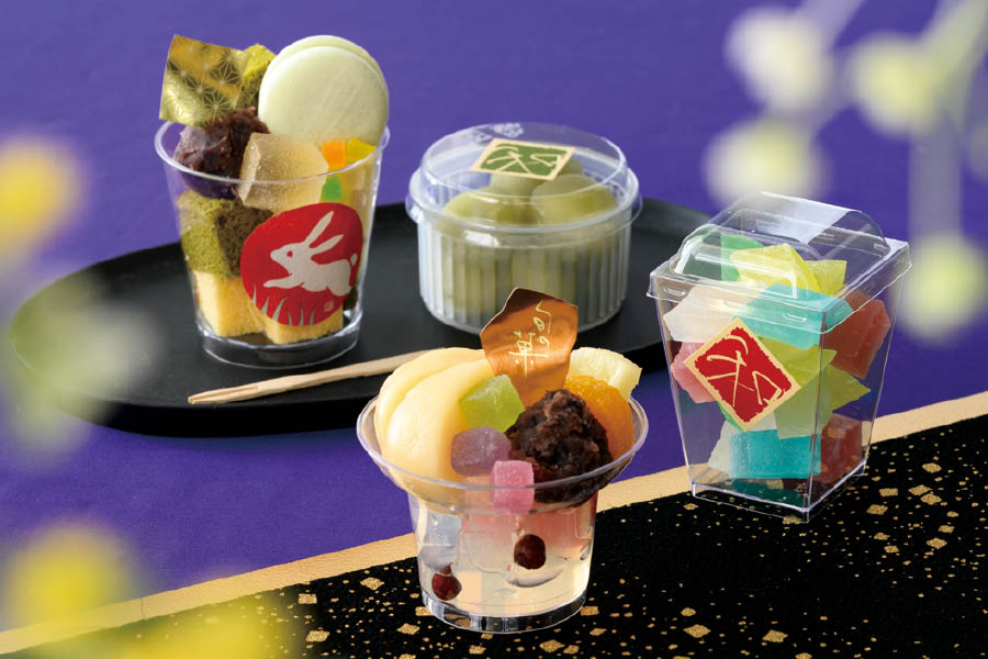 和菓子のラッピングアイデア_食品向けプラカップ