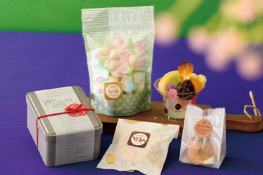 和菓子のラッピングアイデア_見た目を変える食品対応アイテム