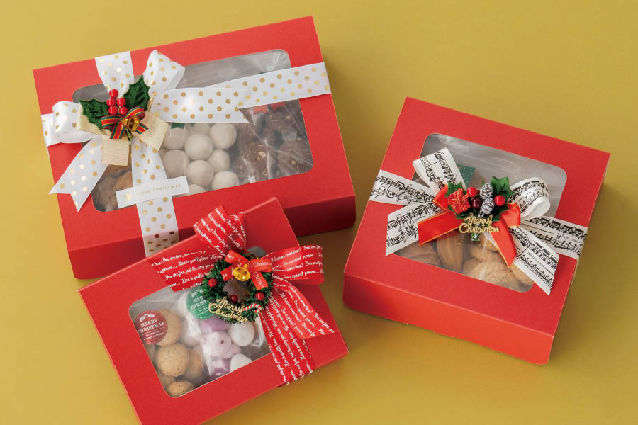 食品対応アイテムでつくるクリスマスギフト