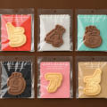 クッキー台紙とヘッダー付き個包装袋のクッキーギフト