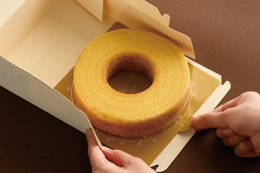 ホールケーキボックス_大の前後デザイン