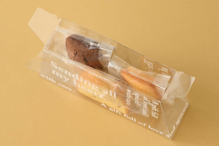 PETのレターデザインボックス台形