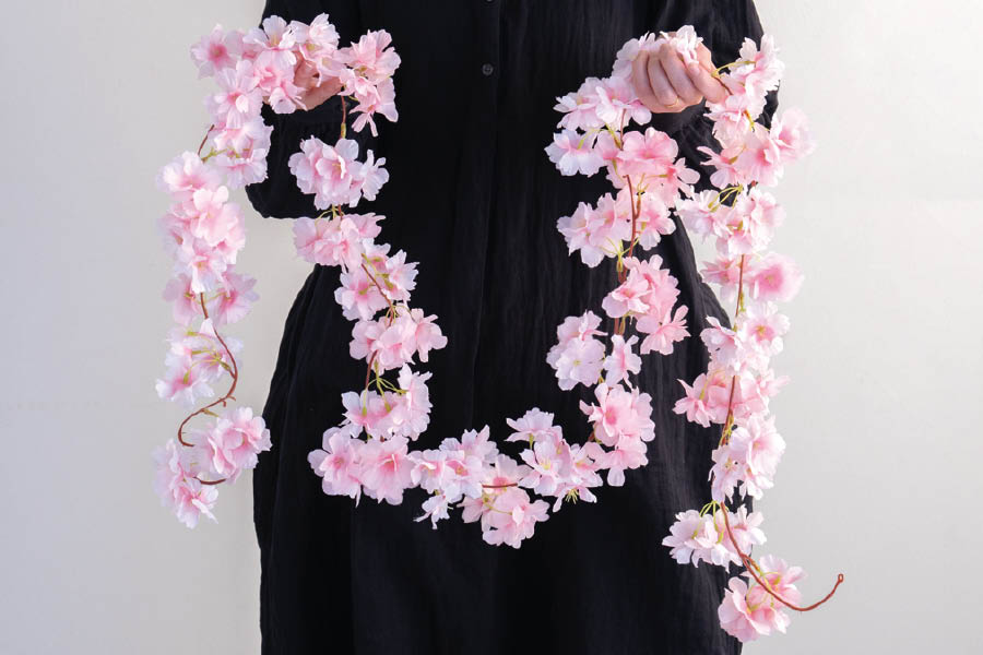 桜のディスプレイアイテム手持ち