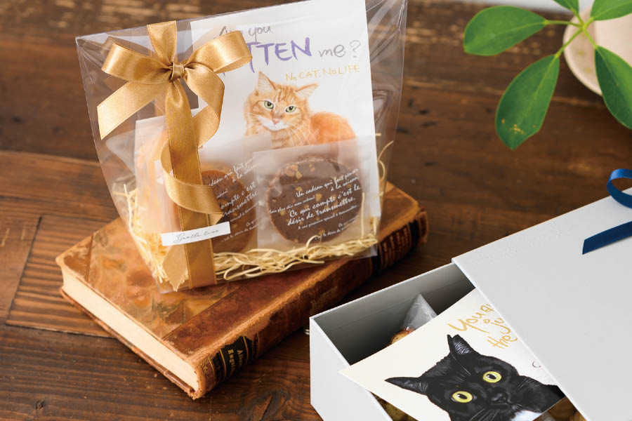 チャリティーアニマルシリーズラッピング例