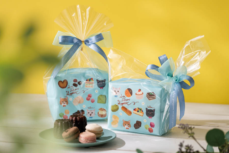 リユースできる猫ラッピング