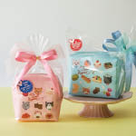 猫デザインの2サイズのポーチギフト