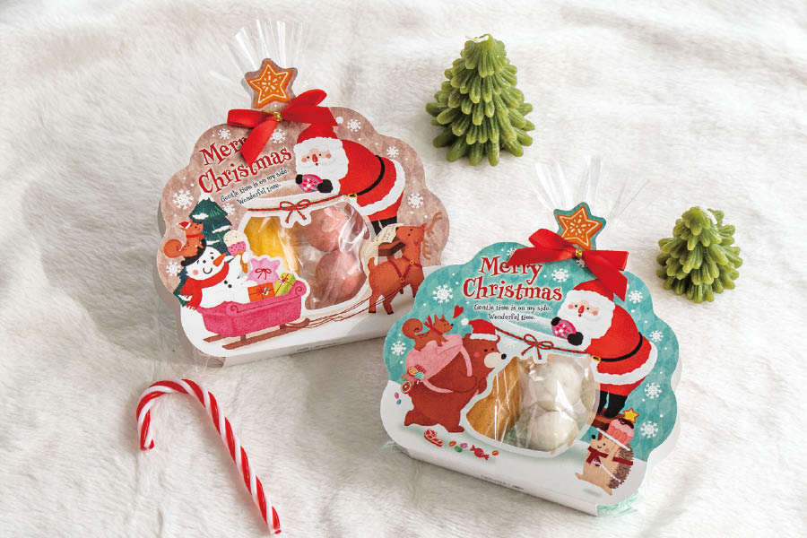 クリスマスデザインのギフトバッグ紹介