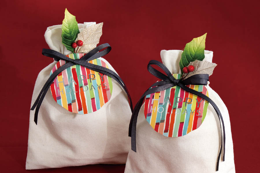 クリスマスデザインのラッピング小物紹介