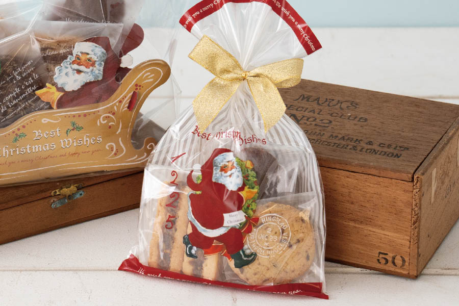 クリスマスアンティークサンタシリーズのギフトラッピングアイテム紹介