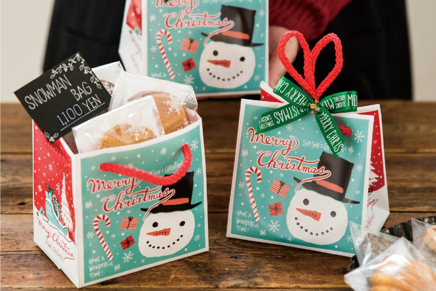 クリスマスミントブルーシリーズのギフトラッピングアイテム紹介