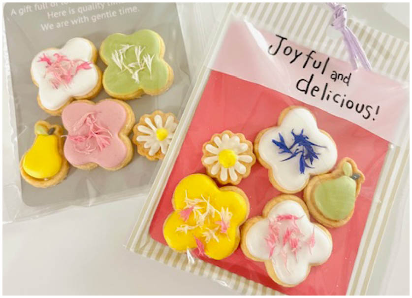 エディブルフラワークッキー