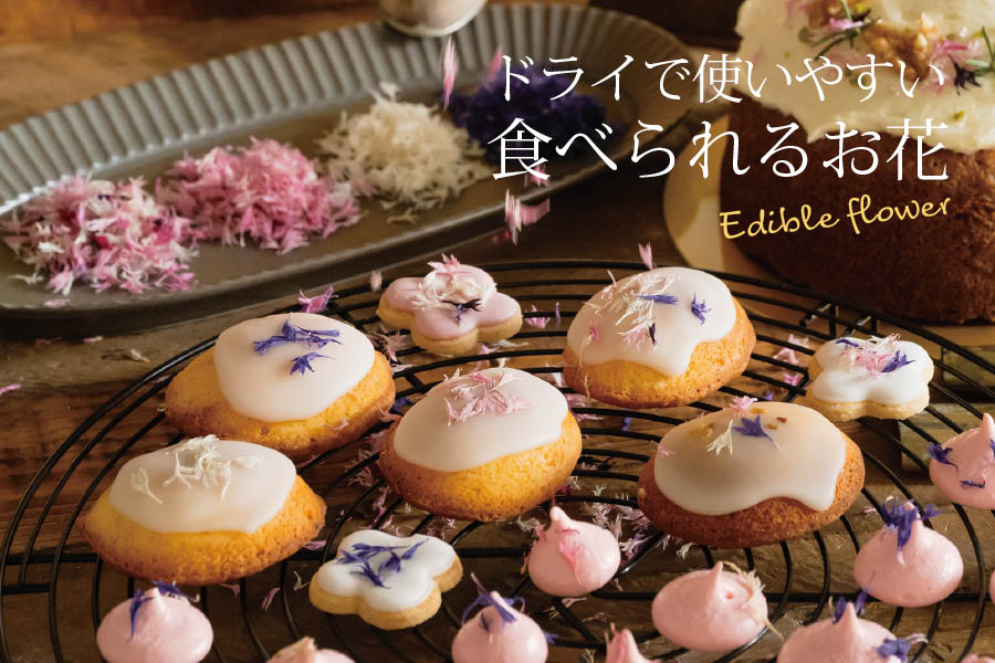 ドライで使いやすい食べられるお花