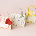 花柄のフラップバッグを使ったバレンタイン・ホワイトデイラッピング