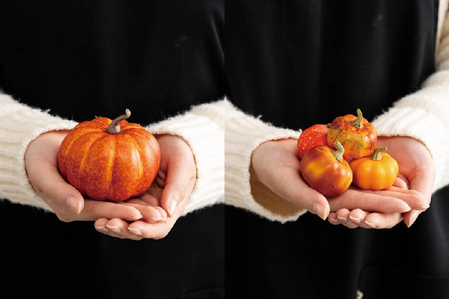 かぼちゃのディスプレイアイテム小さめサイズ