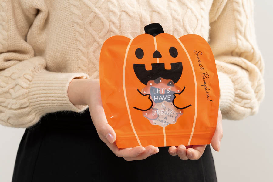 かぼちゃのジップバッグ-新商品案内