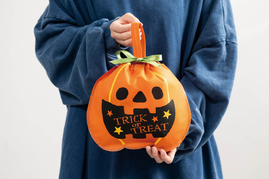 かぼちゃの不織布巾着バッグ-新商品案内