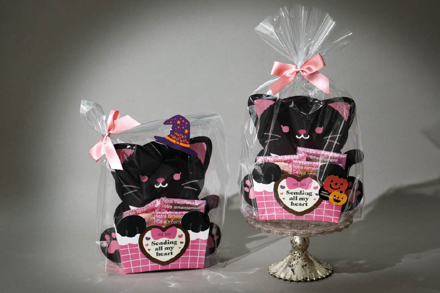 黒ねこのぺーパートレイセットお菓子入り数