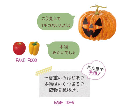 かぼちゃのヒント