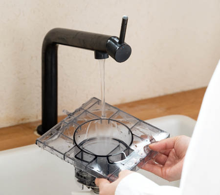 洗浄・交換について