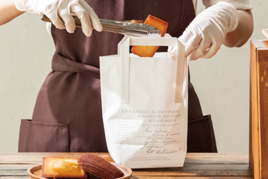 パンや焼菓子のお持ち帰りアイテム紹介